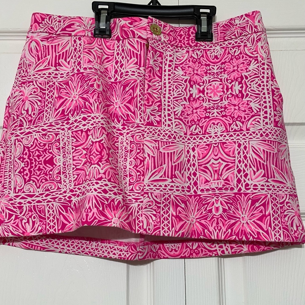 Lilly Pulitzer Colette  Piñata Pink Patterned Skort size 2